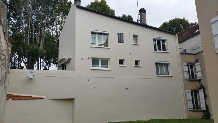 Ravalement de façade, Lorentz, Sézanne, Marne, 51