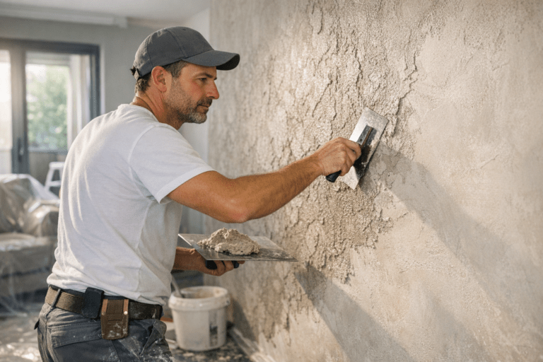 Peinture décorative à Sézanne : effets matière et finitions premium