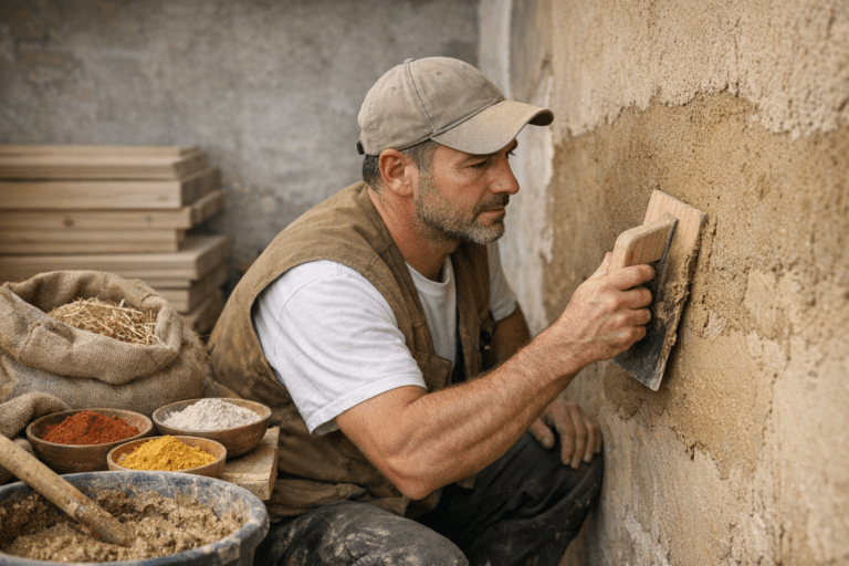 Revêtement écologique mural à Sézanne : matières et usages