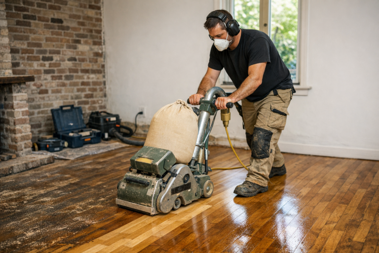 Ponçage et vitrification de parquet à Sézanne : rénover sans remplacer
