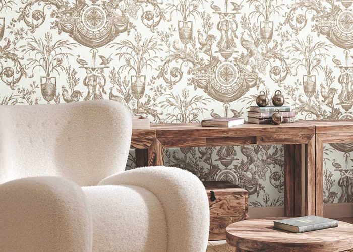 Papier Peint Initiales, Lorentz à Sézanne dans la Marne