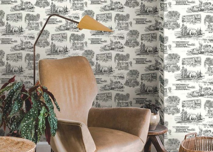 Papier Peint Initiales, Lorentz à Sézanne dans la Marne